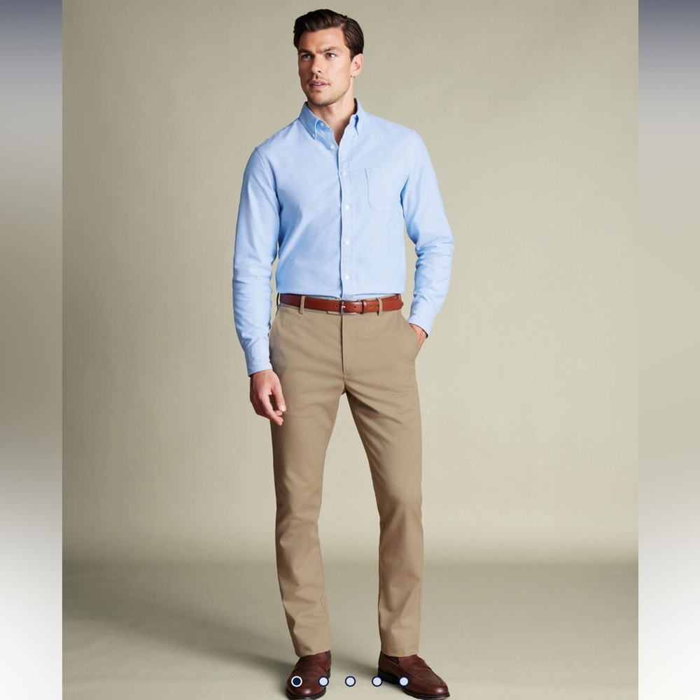 CHARLES TYRWHITT Ultimate Non-Iron Chinos - Taupe - 40/W / 30L